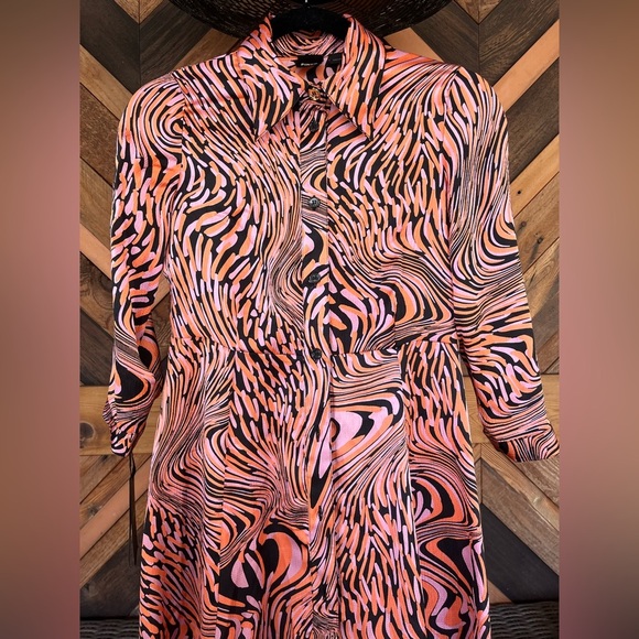 NWT Pinko Button Down Long Dress Size 36 or Small - Picture 2 of 13